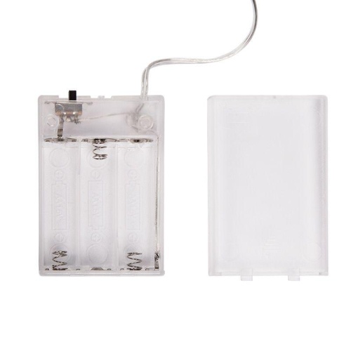 Гирлянда светодиодная ретро-лампы 3 м, белое свечение, батарейки 3хАА | код 303-095 | Neon-Night фото 3