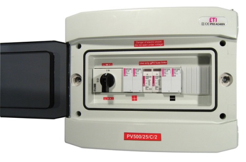 Распределительный щит PV500/13/C/1, пластик | код 001103005 | ETI