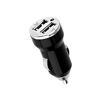 Зарядное устройство в прикуриватель REXANT 2 x USB, 1000+2100mA, черное | код 16-0290 | REXANT