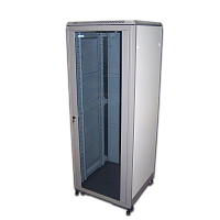 Шкаф 19 Eco, 36U 600x600, серый, дверь стекло | код TWT-CBE-36U-6x6 | TWT