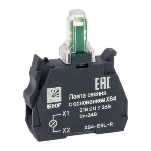 Лампа сменная c основанием XB4 красная 24В PROxima | код XB4-ESL-R | EKF фото 2