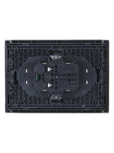 FORTE&PIANO Роз. 2-я с з/к без з/ш б/к 16А FP524 ст. IEK | код FP-R21-16-1-K46 | IEK фото 2
