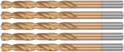 Сверло HSS по металлу титановое покрытие 7.0мм (уп.5шт) FIT 34170 фото 4 Сверло HSS по металлу титановое покрытие 7.0мм (уп.5шт) FIT 34170 фото 4