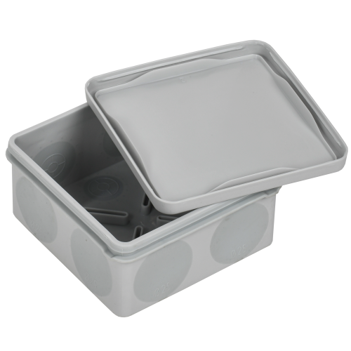 Коробка расп. КМ42455 о/п 100х100х50мм IP67 8 вв. серая IEK | код UKO21-100-100-050-K41-66 | IEK фото 5