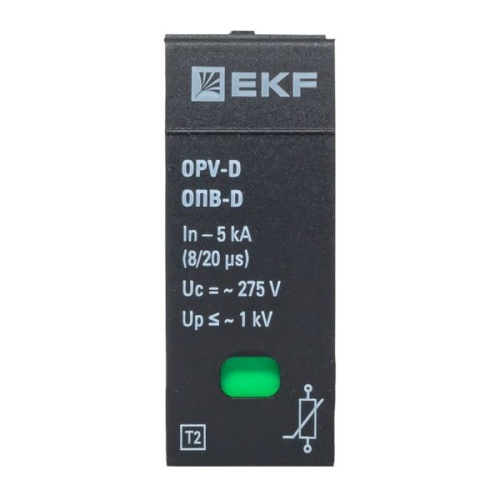 Сменный модуль к ОПВ-D In-5кА 275В с сигнализацией EKF | код opv-d-module | EKF фото 3