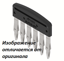 Перемычка для клемм, втычная, 6 полюсов, для Клеммасерий PQ, SQ и TQ SLPU3.5-6W | код 3828010600 | Elmex