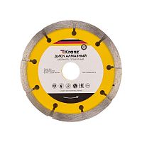 Диск алмазный двойн. сегментный 125х22.2мм сухая резка Kranz KR-90-0101-2