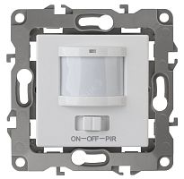 Датчик движения 3-проводной, 180-250В, 400Вт, Эра12, белый,12-4104-01 | код Б0031261 | ЭРА