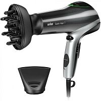 Фен Braun BRHD730E 2200Вт черный | код 2012018 | Braun