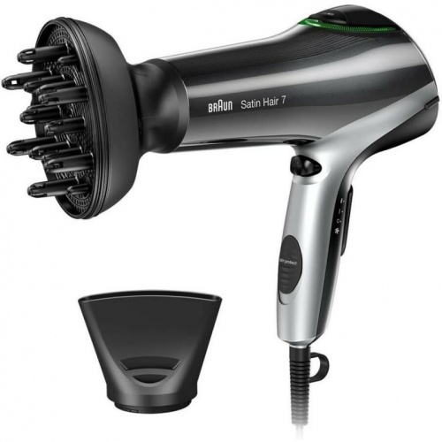 Фен Braun BRHD730E 2200Вт черный | код 2012018 | Braun
