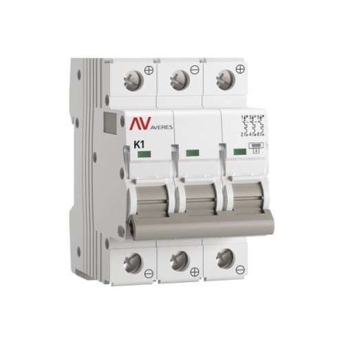 Выключатель автоматический AV-10 DC 3P 1A (K) 10kA EKF AVERES | код mcb10-DC-3-01K-av | EKF фото 2 Выключатель автоматический AV-10 DC 3P 1A (K) 10kA EKF AVERES | код mcb10-DC-3-01K-av | EKF фото 2