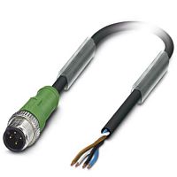 Кабель для датчика / исполнительного элемента SAC-4P-M12MS/ 0,3-PUR | код 1530142 | PHOENIX CONTACT