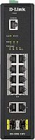 Коммутатор D-Link DIS-200G-12PS/A 10x1Гбит/с 2SFP 8PoE 240W управляемый | код 1077200 | D-Link