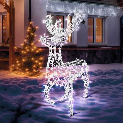 Фигура объемная Олень 115х195см, 528 LED, IP65, цвет свечения белый NEON-NIGHT | код 501-237 | NEON-NIGHT