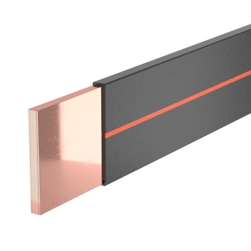 Гибкая шина в ПВХ изоляции, 10x80x1мм, ном. ток 1600А, длина 2 метра | код R5BFC10801 | DKC Гибкая шина в ПВХ изоляции, 10x80x1мм, ном. ток 1600А, длина 2 метра | код R5BFC10801 | DKC