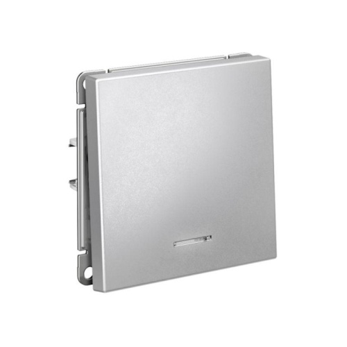 Выключатель 1-кл. ArtGallery 10AX с подсветкой быстрозажим. клем. механизм алюм. SE GAL000313S фото 6 Выключатель 1-кл. ArtGallery 10AX с подсветкой быстрозажим. клем. механизм алюм. SE GAL000313S фото 6