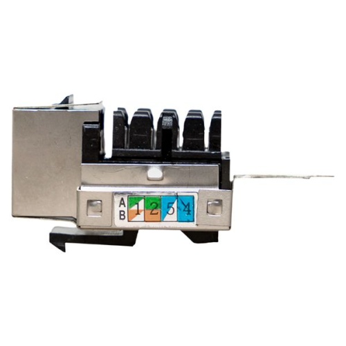 Модуль Keystone розеточный TERACOM PRO Cat.6 RJ-45 экранированный FTP 110 IDC 90 градусов | код TRP-KSTN-SOCK-90D-6FTP | EKF фото 5