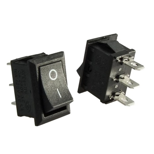 Клавишный переключатель RUICHI KCD1-102-C3-B/3P, ON-ON | код 107349 | Ruichi