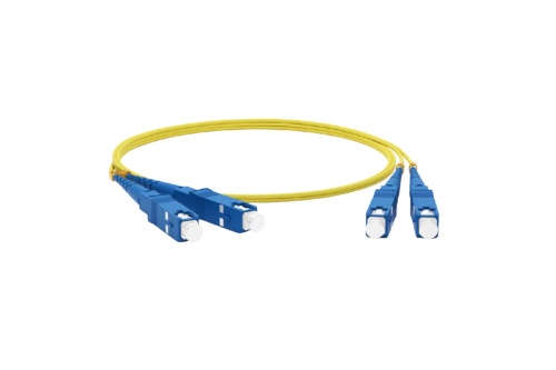 Патч-корд волоконно-оптический (шнур) SM 9/125 (OS2) SC/UPC-SC/UPC 2мм duplex LSZH (5м) | код 238497 | Hyperline