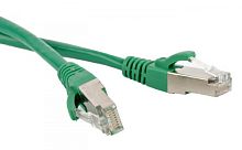 Патч-корд F/UTP экран. Cat.6 LSZH 3 м зеленый, Hyperline PC-LPM-STP-RJ45-RJ45-C6-3M-LSZH-GN | код 230366 | Hyperline