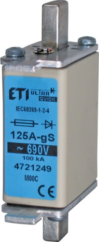 Предохранитель M000/80A/690V-gS (100kA) | код 004721247 | ETI
