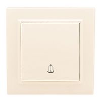 Минск Кнопка звонка СП, 10А, бежевый | код ERV10-027-20 | EKF