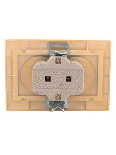 Розетка 2-м Mira без заземл. керамика ясень LEZARD 701-4747-128 фото 4