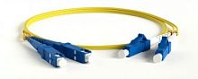 Патч-корд оптический TWT, PVC, дуплексный, LC/UPC-SC/UPC, SM OS2, 1.5 м | код TWT-2LC-2SC/SU-1.5 | TWT