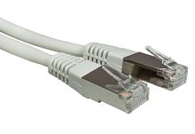 Патч-корд FTP 5e 4x2 26AWG (7x0.16mm) Cu PVC серый 3м | код 10-0701 | SUPRLAN