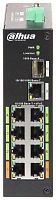 Коммутатор Dahua DH-LR2110-8ET-120 (L2) 1x100Мбит/с 8x1Гбит/с 1SFP 6PoE+ 2PoE++ 120W неуправляемый | код 1197132 | Dahua