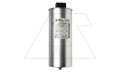 Конденсатор CSADG-0,44/20-HD, трехфазный, 20kVAr(440VAC), 16.5kVAr(400VAC), MKP заполненный газом, клеммник S=16mm?, тяжелый режим, IP20 | код 055928 | ZEZ Silko