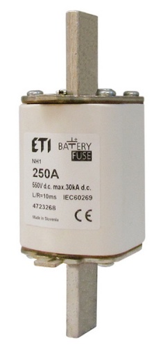 Предохранитель NH-2 Battery 400A 550V DC | код 004724267 | ETI