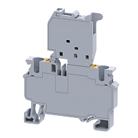 Клемма для предохранителей с индикатором push-in OptiClip CPF-4-HESILA-240V-(5x20)-10A-(0,2-4)-серый | код 331877 | КЭАЗ