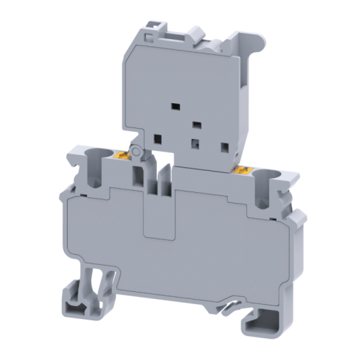 Клемма для предохранителей с индикатором push-in OptiClip CPF-4-HESILA-240V-(5x20)-10A-(0,2-4)-серый | код 331877 | КЭАЗ