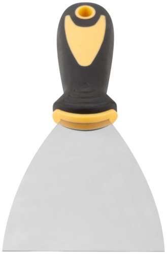 Шпатель нерж. сталь прорезиненная ручка 3дюйм (75мм) FIT 06695 фото 4