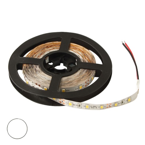 Светодиодная лента RUICHI, 2835, 300 LED, IP33, 12 В, цвет белый тёплый, длина 5 м | код 109723 | Ruichi