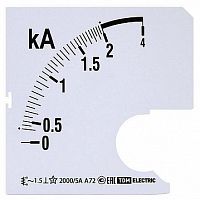 Шкала Ш72 2000/5А-1,5 (для А72 Х/5А) | код. SQ1102-0207 | TDM