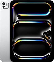 Планшет Apple iPad Pro 2024 A2837 M4 9C RAM8Gb ROM512Gb 11 OLED 2420x1668 5G eSIM iOS серебристый 12Mpix 12Mpix BT WiFi 9hr | код 2032098 | APPLE