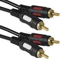 Аудио-видео шнур RUICHI 2 RCA - 2 RCA, 3 м | код 113685 | Ruichi
