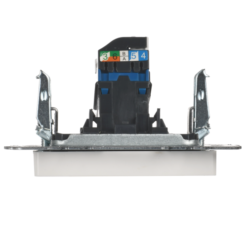 BRITE Розетка компьютерная RJ45 кат.6 РК11-БрБ белый | код BR-K10-2-K01 | IEK фото 5