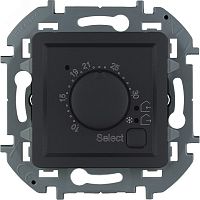 Термостат с внешним датчиком для тёплых полов INSPIRIA антрацит | код 673813 | Legrand