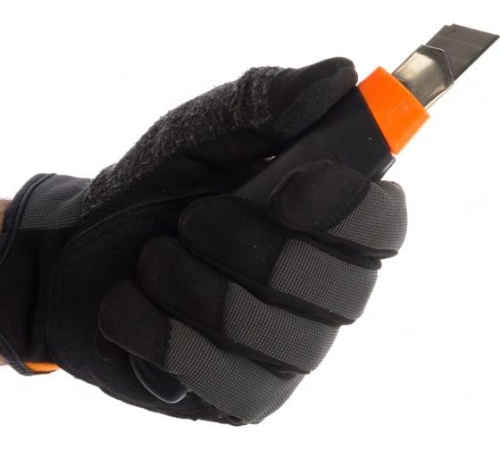 Нож с выдвижным лезвием 18 мм, двухкомпонентный корпус, винтовой фиксатор, | код 73/10/10/3 | Вихрь фото 4 Нож с выдвижным лезвием 18 мм, двухкомпонентный корпус, винтовой фиксатор, | код 73/10/10/3 | Вихрь фото 4