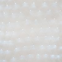 Сетка LED со статическим свечением ULD-N1515-96/STK WHITE IP44 1.5х1.5м соедин. 96 диодов бел. свет провод прозр. Uniel UL-00007220