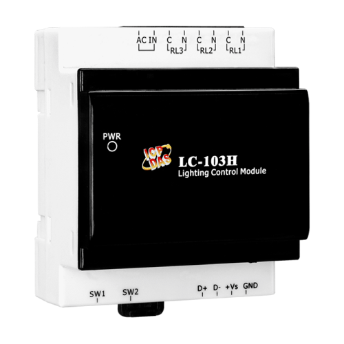 LC-103H CR 1-channel AC Digital Input and 3-channel Relay Output Lighting Control Module with High Power Relay Output (RoHS) | код 00-06131377 | ICP DAS