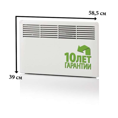 Конвектор 500W с механическим термостатом IP21 389мм | код EPHBM05PR | ENSTO