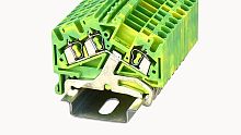 WS2.5-TW-TA-PE-01P-1C-00Z(H), Клемма пружинная WS, 2.5 мм.кв., 3C, домиком, PE, шт | код 11030000265 | DEGSON