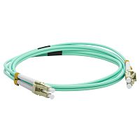 Патч-корд оптический LANMASTER, дуплексный, LC/PC-LC/PC, OM3, LSZH, 15 м | код LAN-2LC-2LC/OM3-15 | LANMASTER