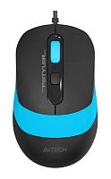 Мышь A4Tech Fstyler FM10 черный/синий оптическая (1600dpi) USB (4but) | код 1147674 | A4TECH