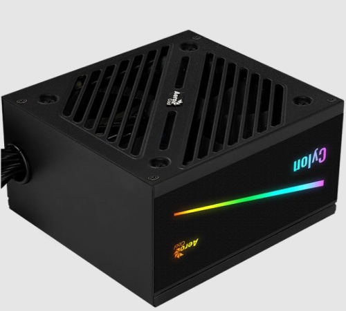 Блок питания Aerocool ATX 400W CYLON 400 80+ (20+4pin) APFC 120mm fan color 4xSATA RTL | код 1111162 | AEROCOOL