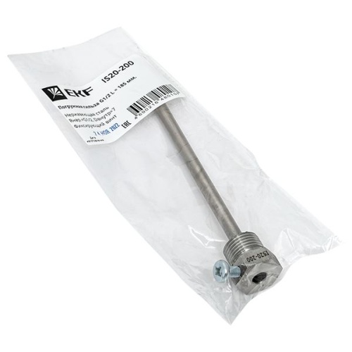 Погружная гильза G1/2 L = 185 мм IS20-200 | код IS20-200 | EKF фото 3